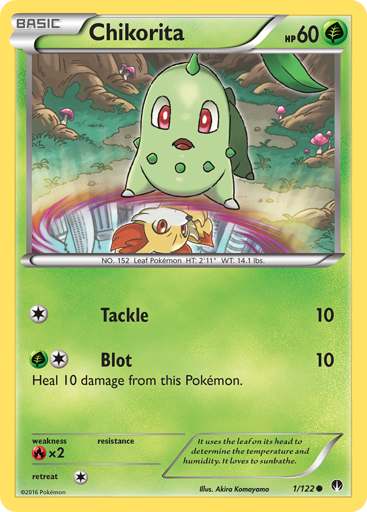 Chikorita (1/122) [XY: BREAKpoint] | Enigma On Main