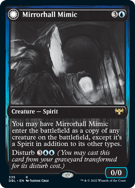 Mirrorhall Mimic // Ghastly Mimicry [Innistrad: Double Feature] | Enigma On Main