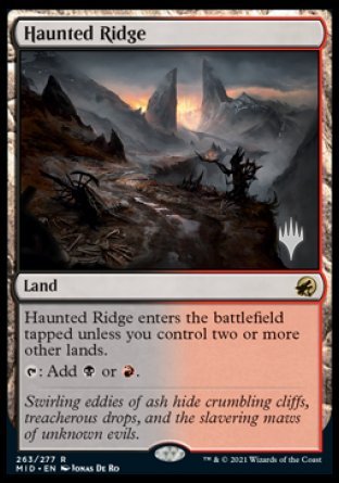 Haunted Ridge (Promo Pack) [Innistrad: Midnight Hunt Promos] | Enigma On Main