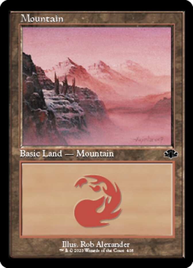 Mountain (408) (Retro) [Dominaria Remastered] | Enigma On Main