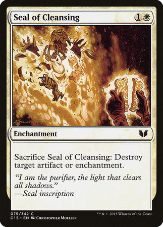 Seal of Cleansing [Commander 2015] | Enigma On Main