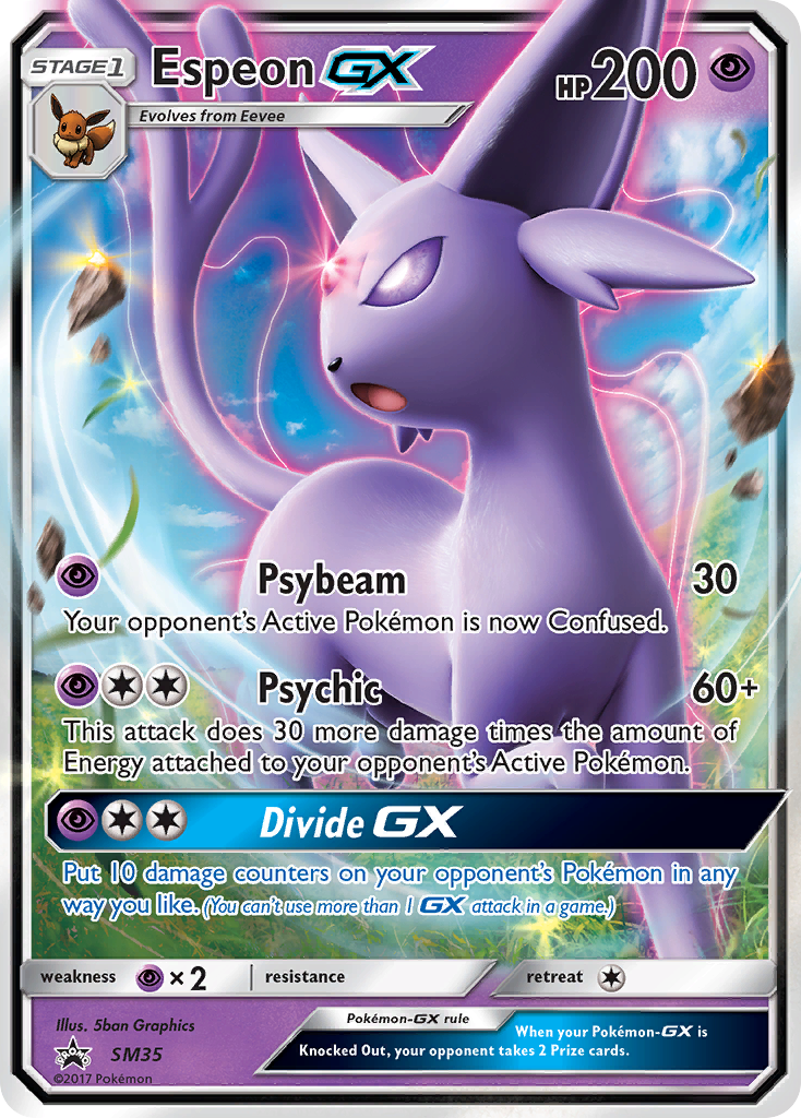 Espeon GX (SM35) [Sun & Moon: Black Star Promos] | Enigma On Main