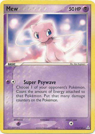 Mew (111/110) (Non Holo DVD Promo) [EX: Holon Phantoms] | Enigma On Main