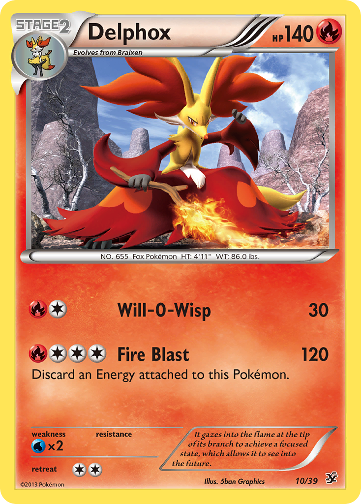 Delphox (10/39) [XY: Kalos Starter Set] | Enigma On Main