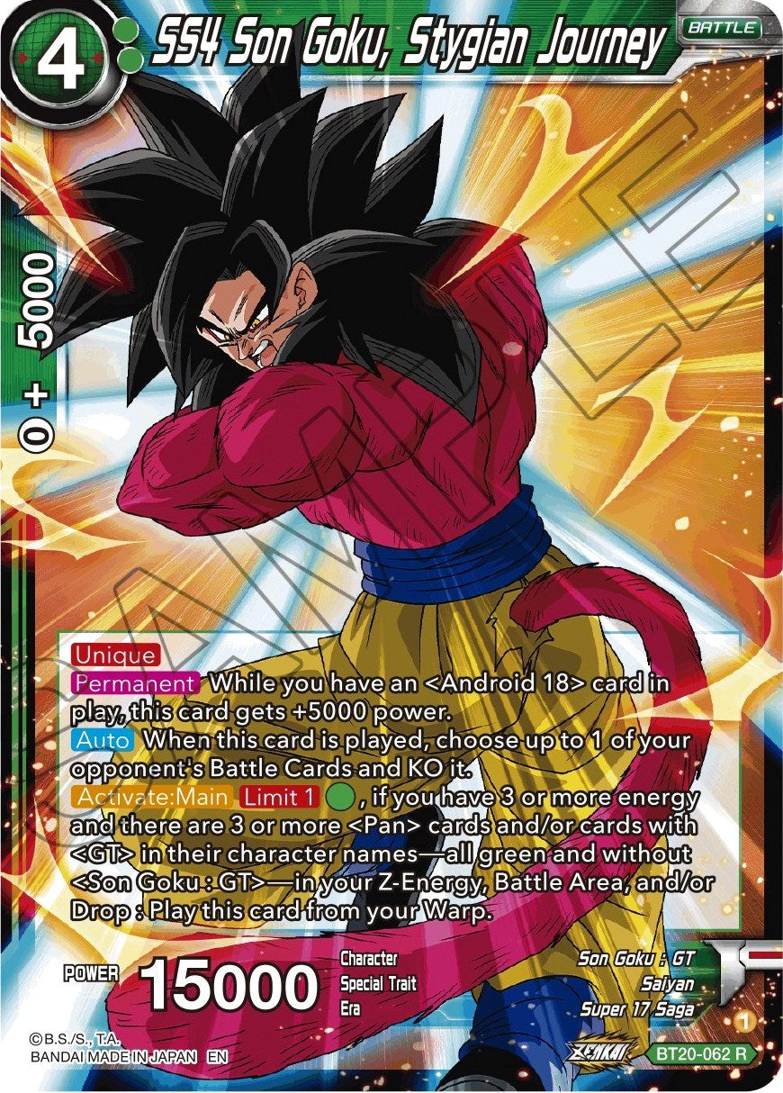 SS4 Son Goku, Stygian Journey (BT20-062) [Power Absorbed] | Enigma On Main