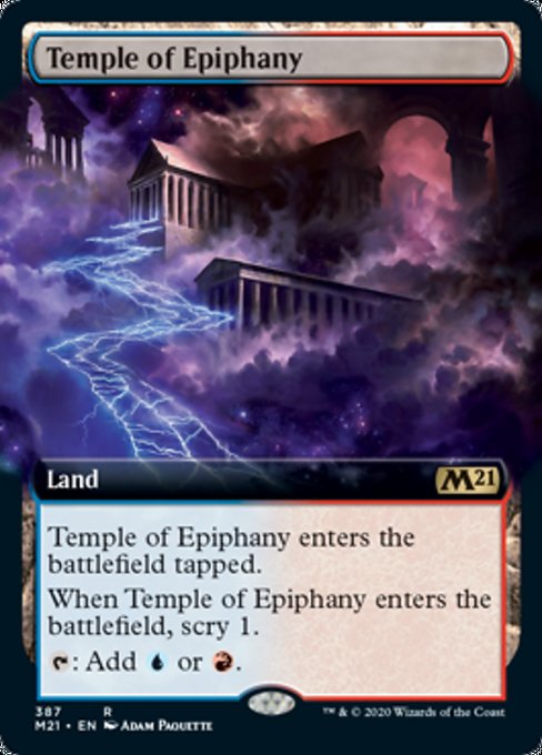 Temple of Epiphany (Extended Art) [Core Set 2021] | Enigma On Main