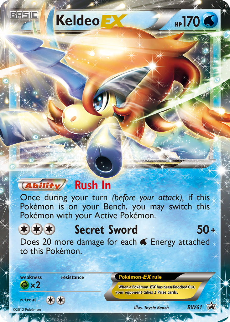 Keldeo EX (BW61) [Black & White: Black Star Promos] | Enigma On Main