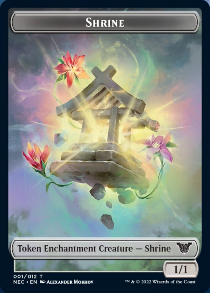 Shrine Token [Kamigawa: Neon Dynasty Commander Tokens] | Enigma On Main