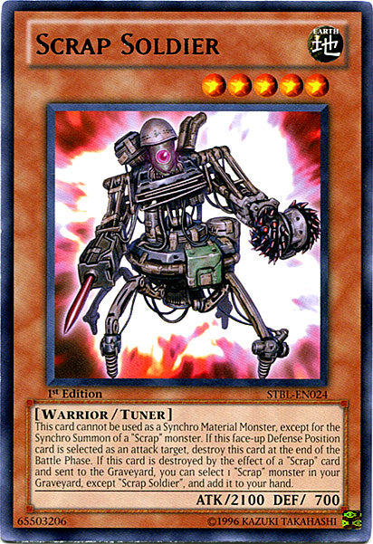 Scrap Soldier [STBL-EN024] Rare | Enigma On Main