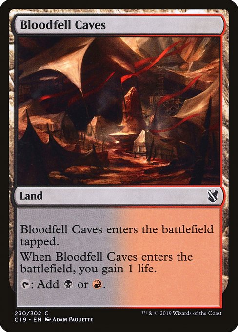 Bloodfell Caves [Commander 2019] | Enigma On Main