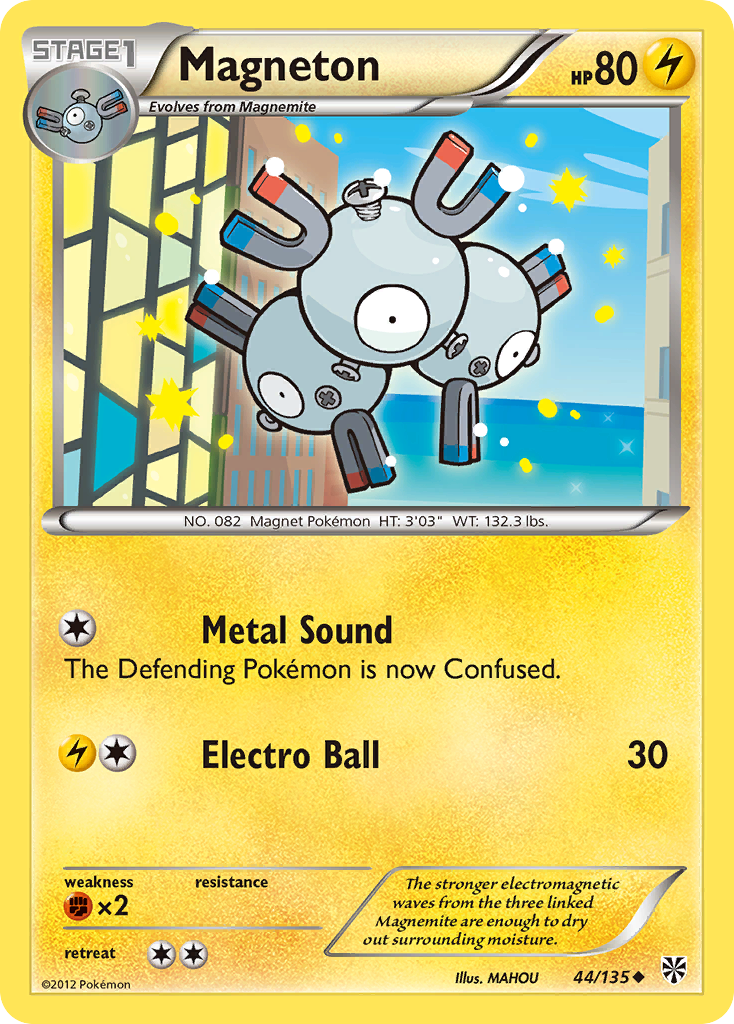 Magneton (44/135) [Black & White: Plasma Storm] | Enigma On Main