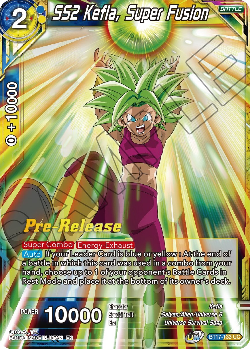 SS2 Kefla, Super Fusion (BT17-133) [Ultimate Squad Prerelease Promos] | Enigma On Main