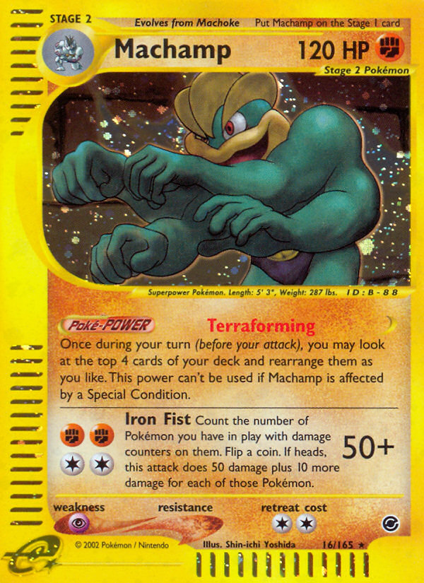 Machamp (16/165) [Expedition: Base Set] | Enigma On Main