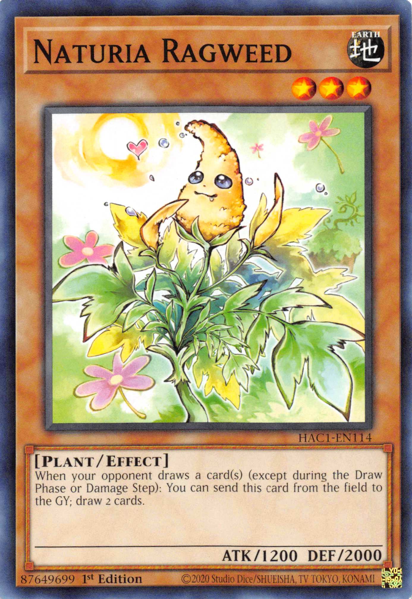 Naturia Ragweed [HAC1-EN114] Common | Enigma On Main