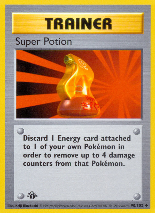 Super Potion (90/102) (Shadowless) [Base Set 1st Edition] | Enigma On Main