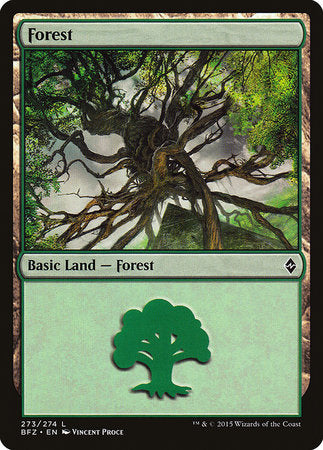 Forest (273) [Battle for Zendikar] | Enigma On Main