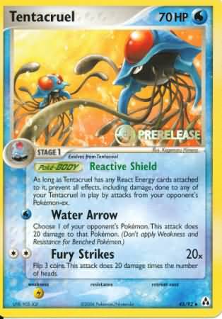 Tentacruel (45/92) (Prerelease Promo) [Nintendo: Black Star Promos] | Enigma On Main