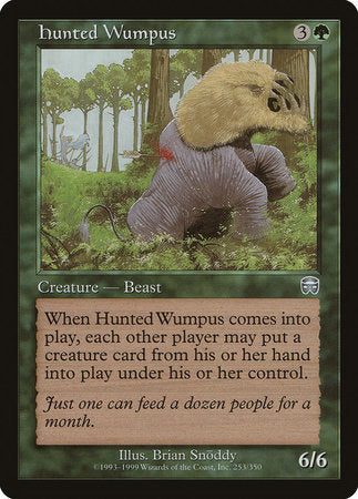 Hunted Wumpus [Mercadian Masques] | Enigma On Main