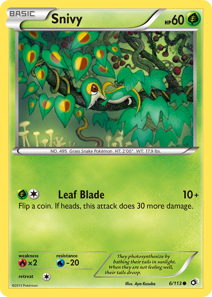 Snivy (6/113) [Black & White: Legendary Treasures] | Enigma On Main