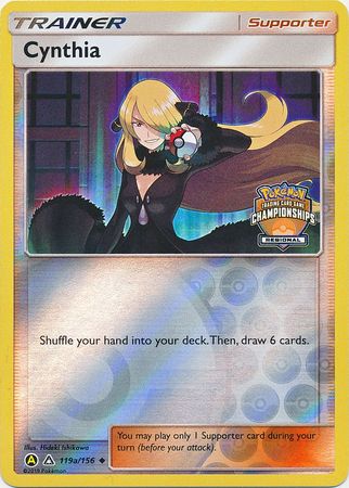 Cynthia (119a/156) (Regional Championship Promo) [Sun & Moon: Ultra Prism] | Enigma On Main