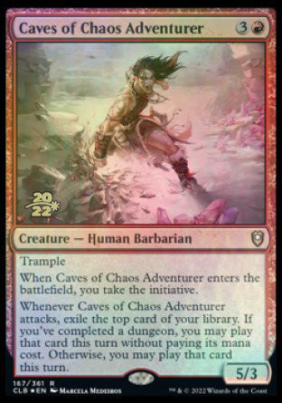 Caves of Chaos Adventurer [Commander Legends: Battle for Baldur's Gate Prerelease Promos] | Enigma On Main