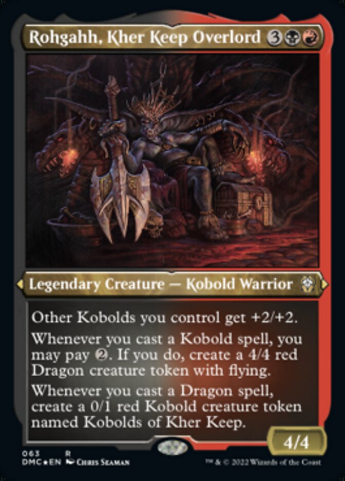 Rohgahh, Kher Keep Overlord (Foil Etched) [Dominaria United Commander] | Enigma On Main