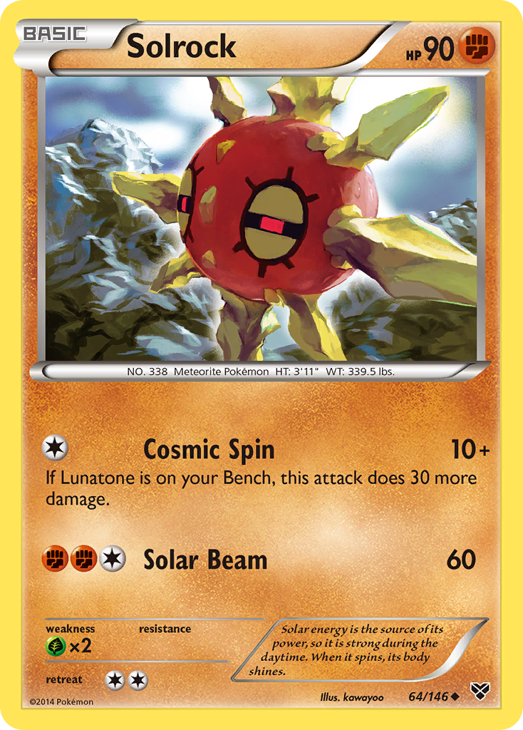 Solrock (64/146) [XY: Base Set] | Enigma On Main