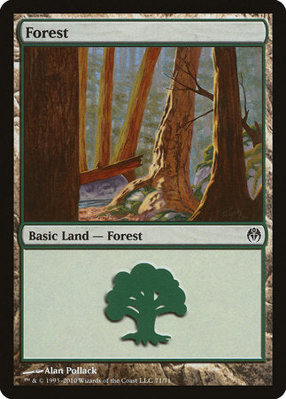 Forest (71) [Duel Decks: Phyrexia vs. the Coalition] | Enigma On Main