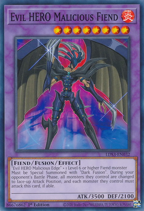 Evil HERO Malicious Fiend [LDS3-EN032] Common | Enigma On Main