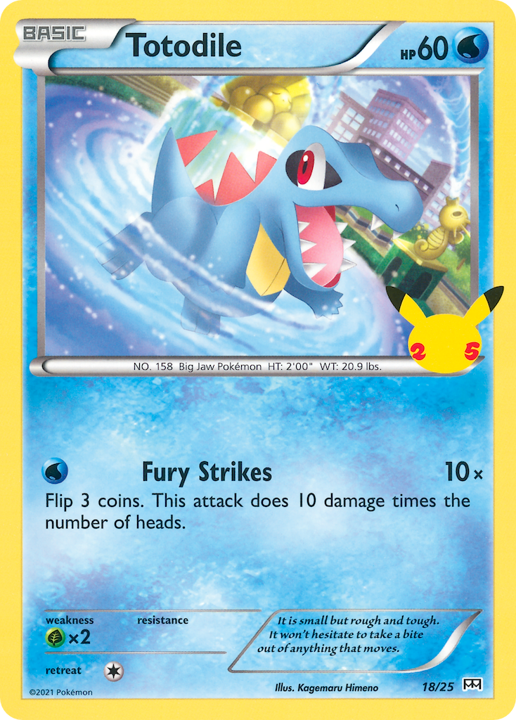 Totodile (18/25) [McDonald's 25th Anniversary] | Enigma On Main