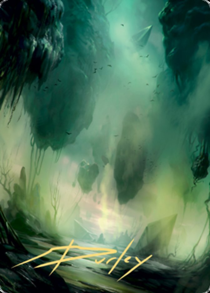 Swamp 1 Art Card (Gold-Stamped Signature) [Zendikar Rising Art Series] | Enigma On Main