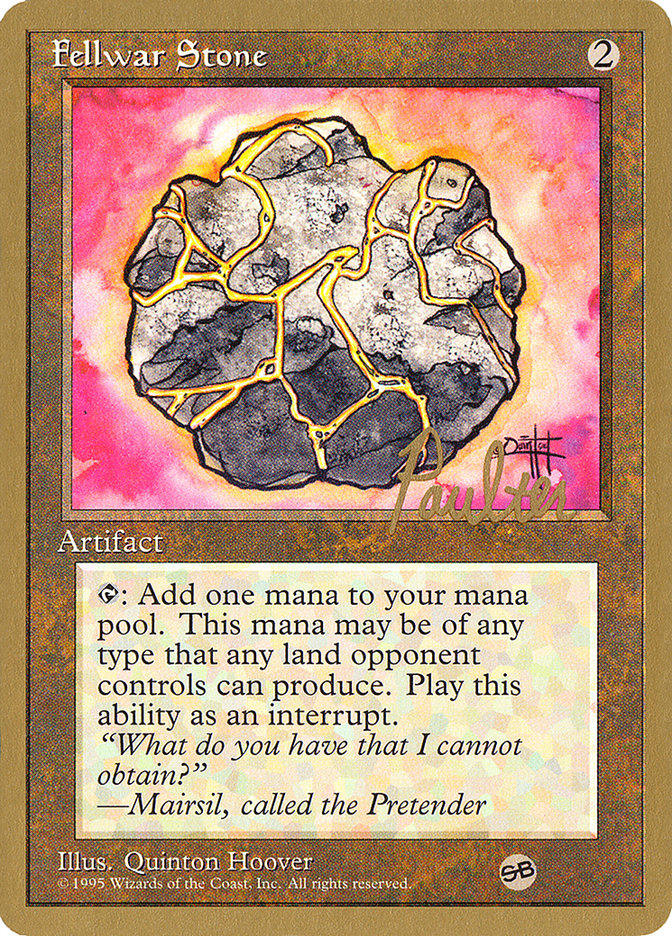 Fellwar Stone (Preston Poulter) (SB) [Pro Tour Collector Set] | Enigma On Main