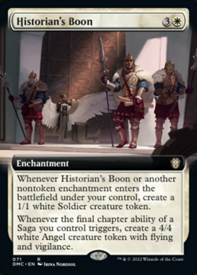 Historian's Boon (Extended Art) [Dominaria United Commander] | Enigma On Main