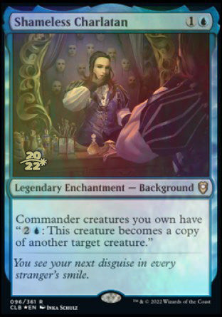 Shameless Charlatan [Commander Legends: Battle for Baldur's Gate Prerelease Promos] | Enigma On Main