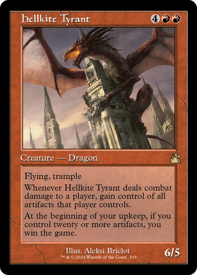 Hellkite Tyrant (Retro Frame) [Ravnica Remastered] | Enigma On Main