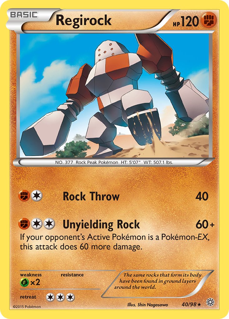 Regirock (40/98) (Theme Deck Exclusive) [XY: Ancient Origins] | Enigma On Main