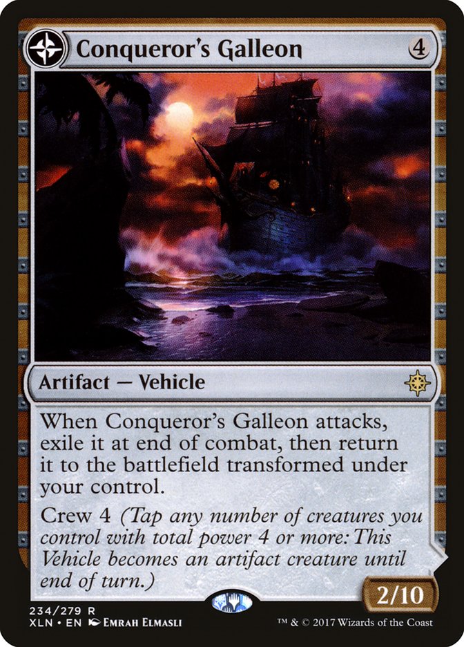 Conqueror's Galleon // Conqueror's Foothold [Ixalan] | Enigma On Main