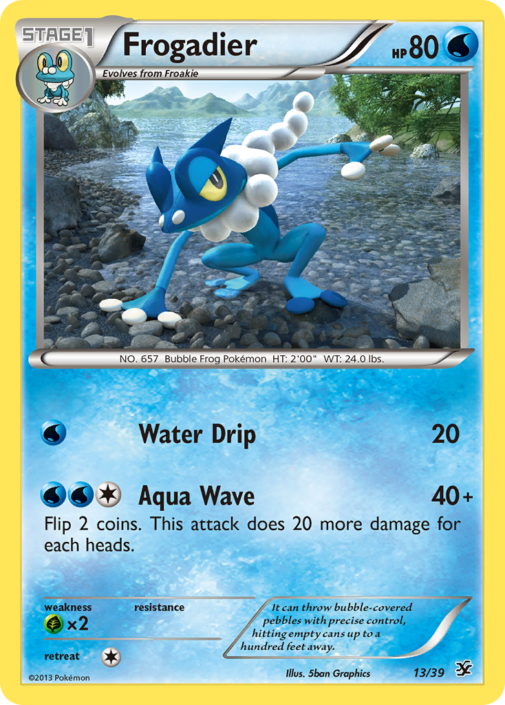 Frogadier (13/39) [XY: Kalos Starter Set] | Enigma On Main