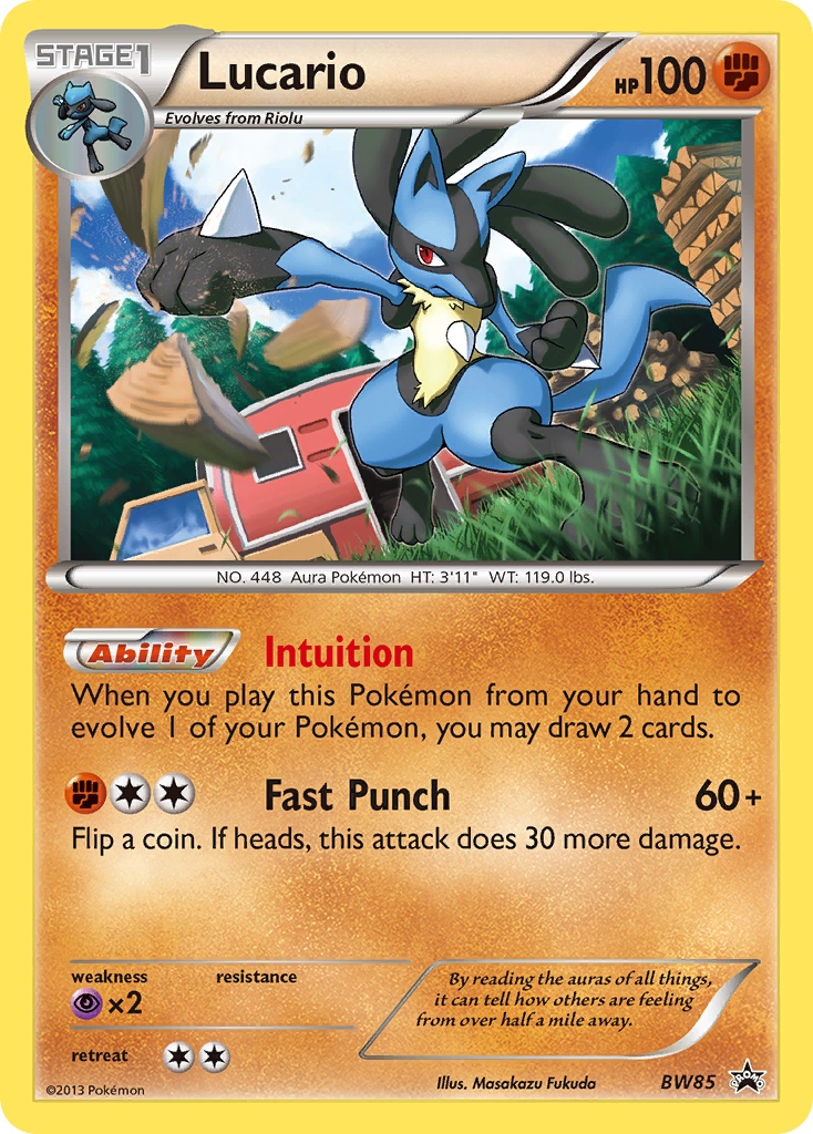Lucario (BW85) [Black & White: Black Star Promos] | Enigma On Main