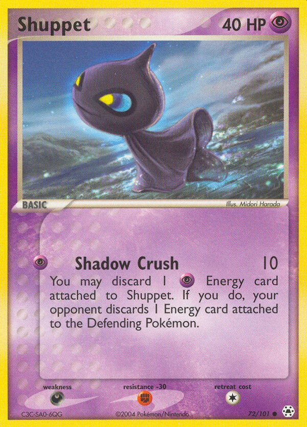 Shuppet (72/101) [EX: Hidden Legends] | Enigma On Main