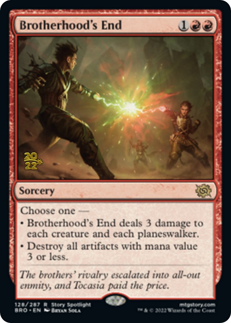 Brotherhood's End [The Brothers' War: Prerelease Promos] | Enigma On Main