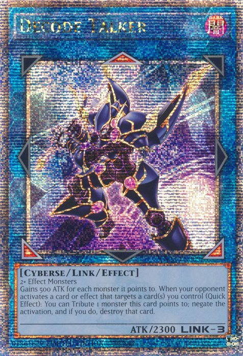 Decode Talker [TN23-EN009] Quarter Century Secret Rare | Enigma On Main