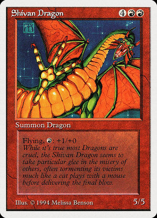 Shivan Dragon [Summer Magic / Edgar] | Enigma On Main