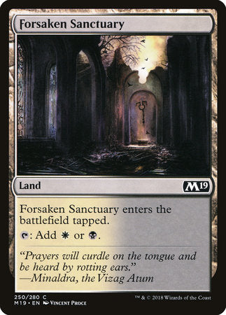 Forsaken Sanctuary [Core Set 2019] | Enigma On Main
