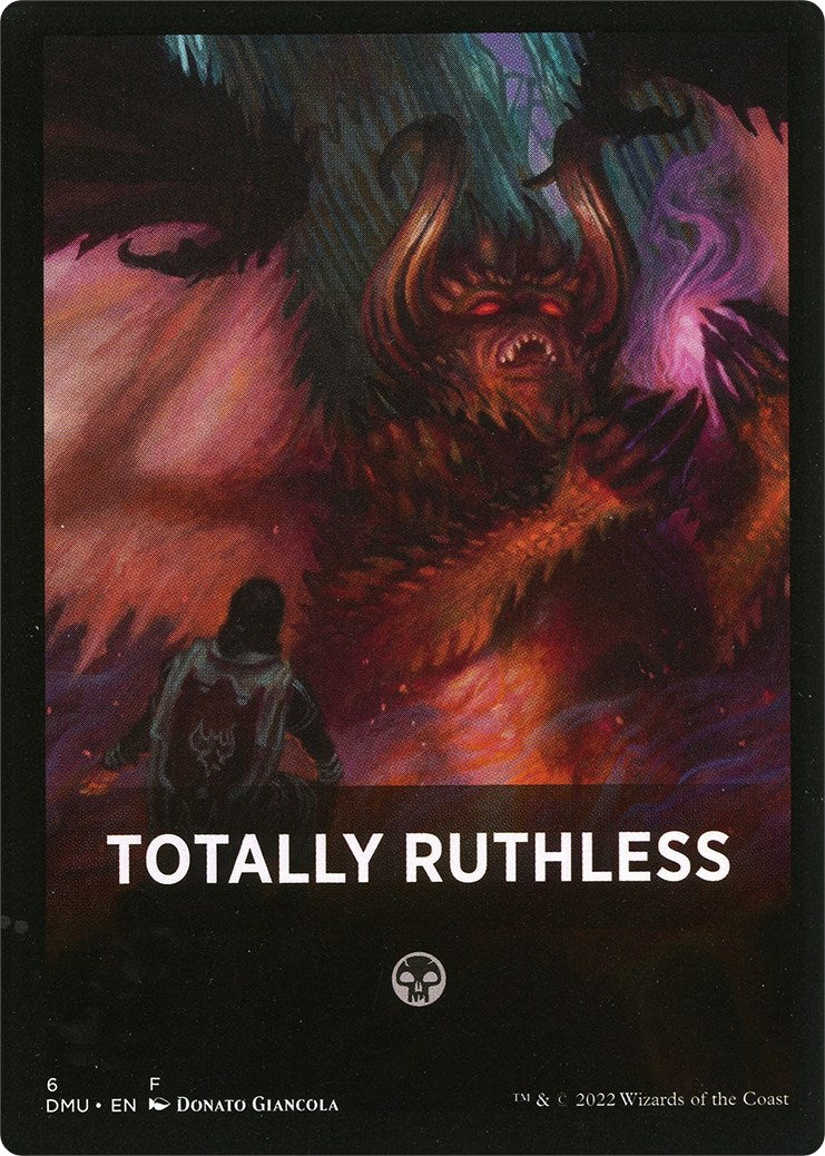 Totally Ruthless Theme Card [Dominaria United Tokens] | Enigma On Main