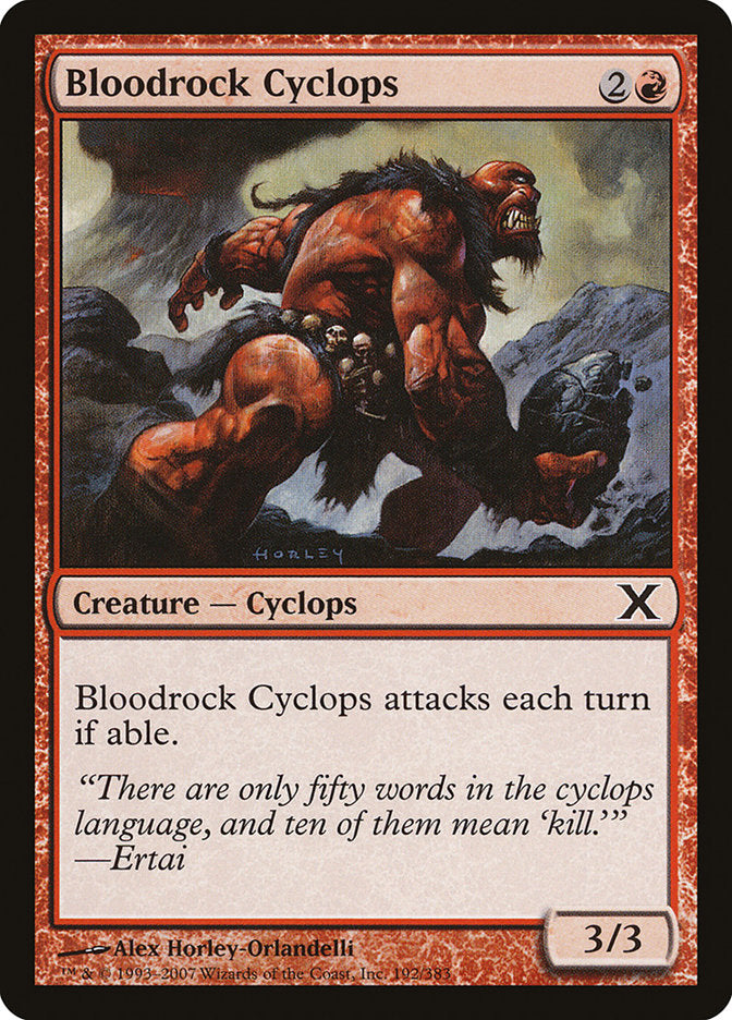 Bloodrock Cyclops [Tenth Edition] | Enigma On Main