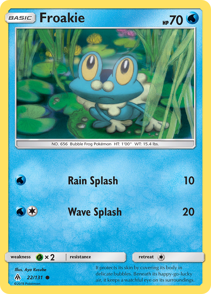 Froakie (22/131) [Sun & Moon: Forbidden Light] | Enigma On Main