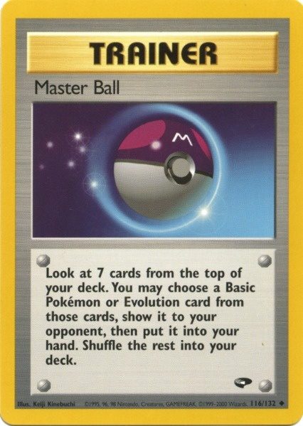 Master Ball (116/132) [Gym Challenge Unlimited] | Enigma On Main