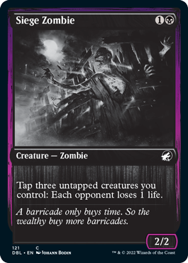 Siege Zombie [Innistrad: Double Feature] | Enigma On Main