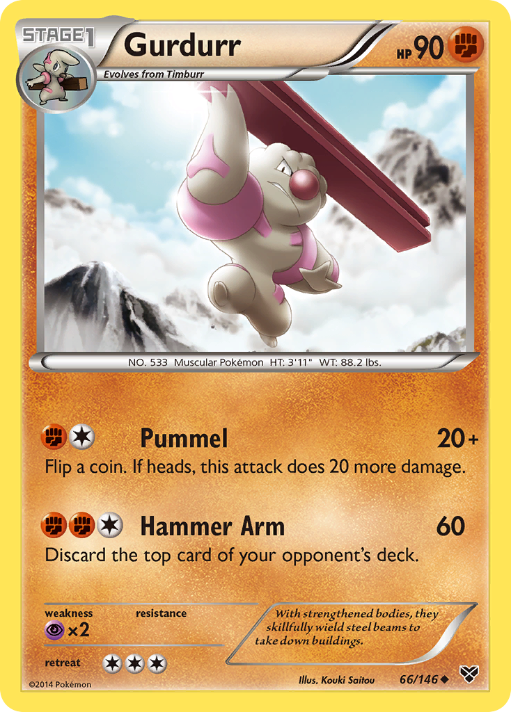 Gurdurr (66/146) [XY: Base Set] | Enigma On Main